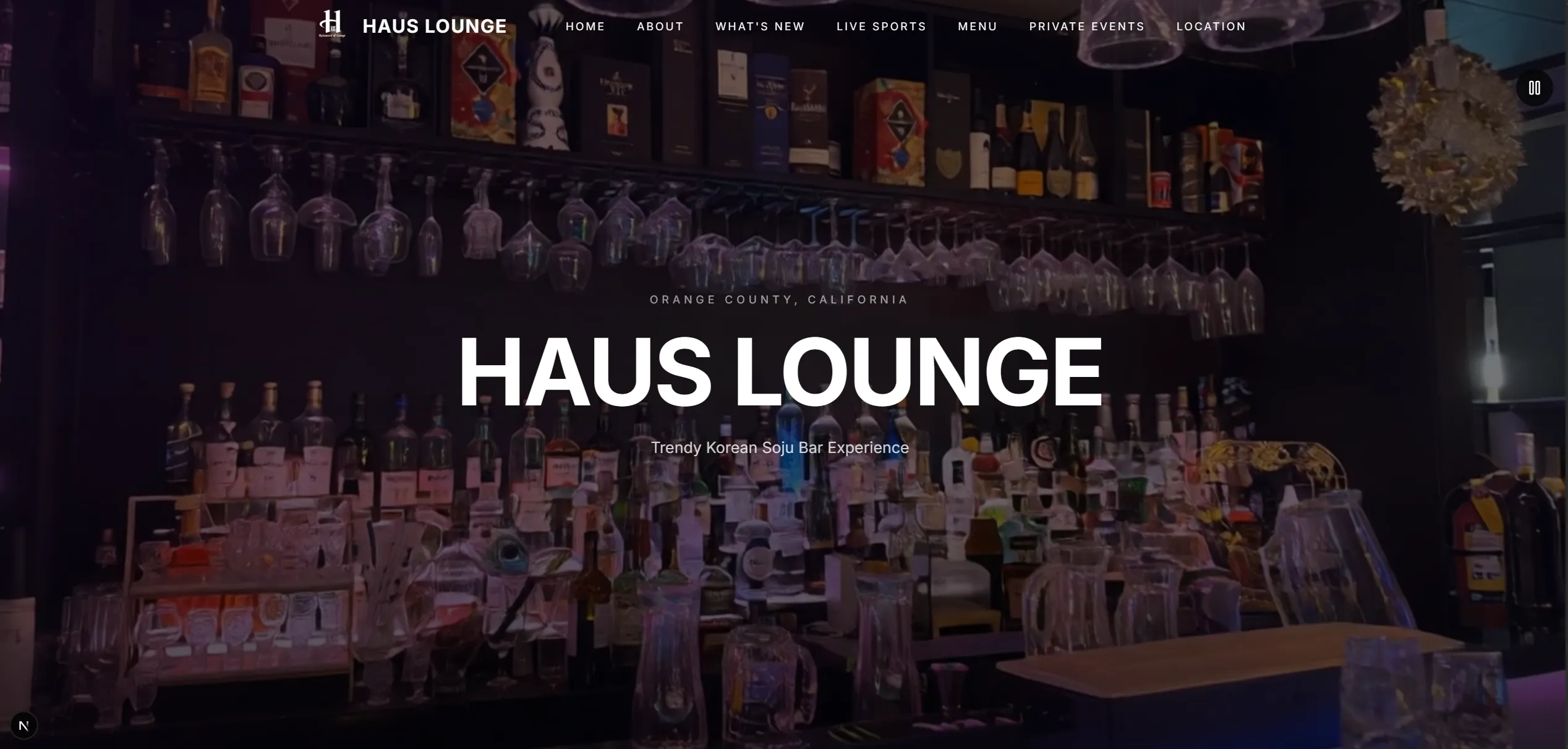 The Haus Lounge site