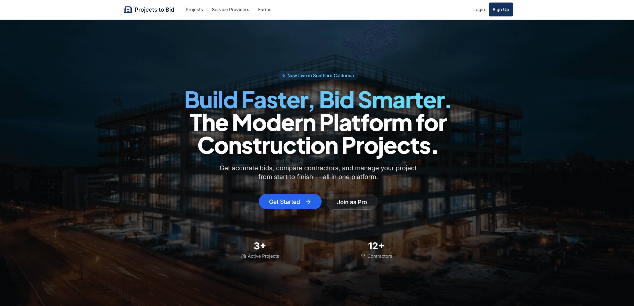Projects To Bid